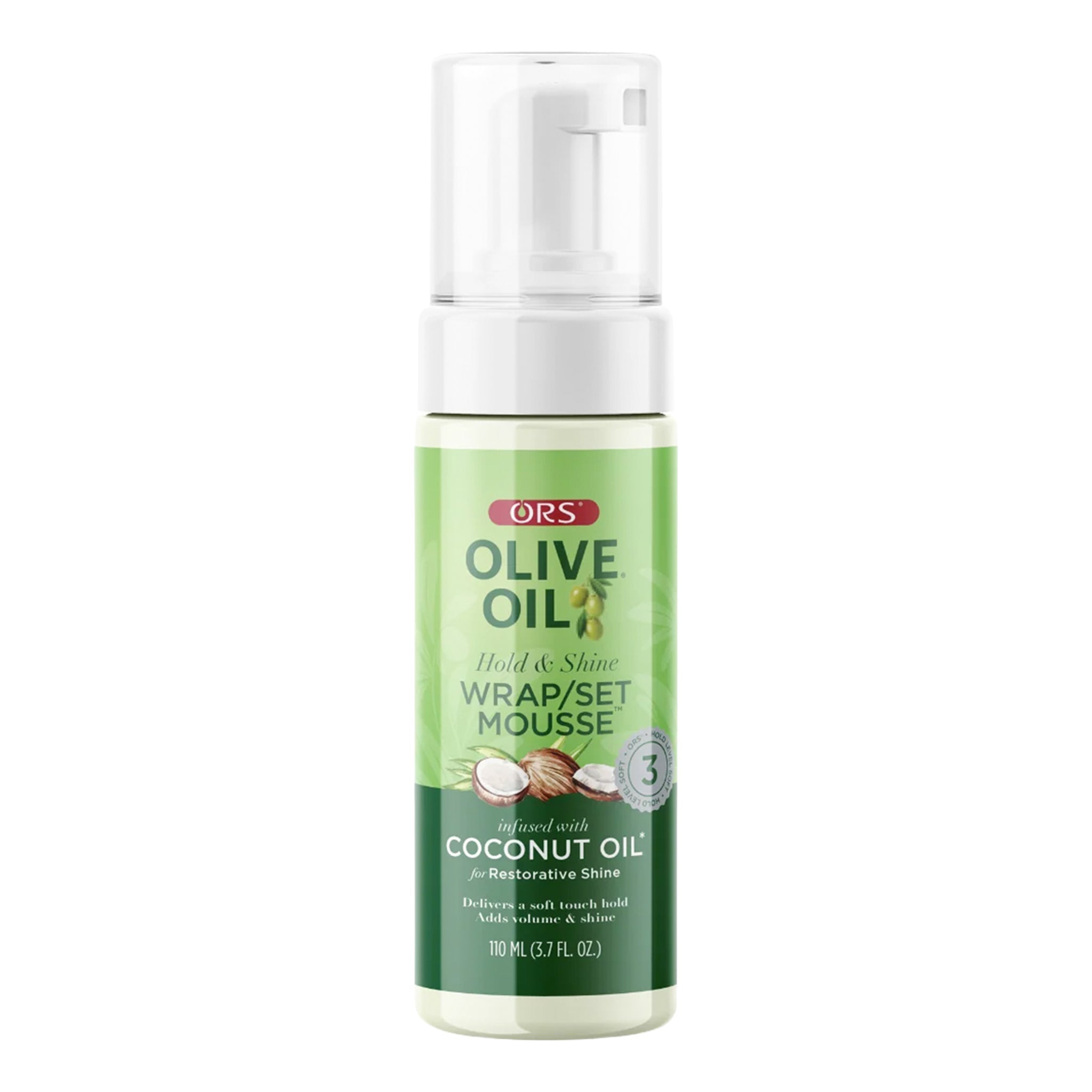 ORS Olive Oil Hold &amp; Shine Wrap Set Mousse - 3.7oz