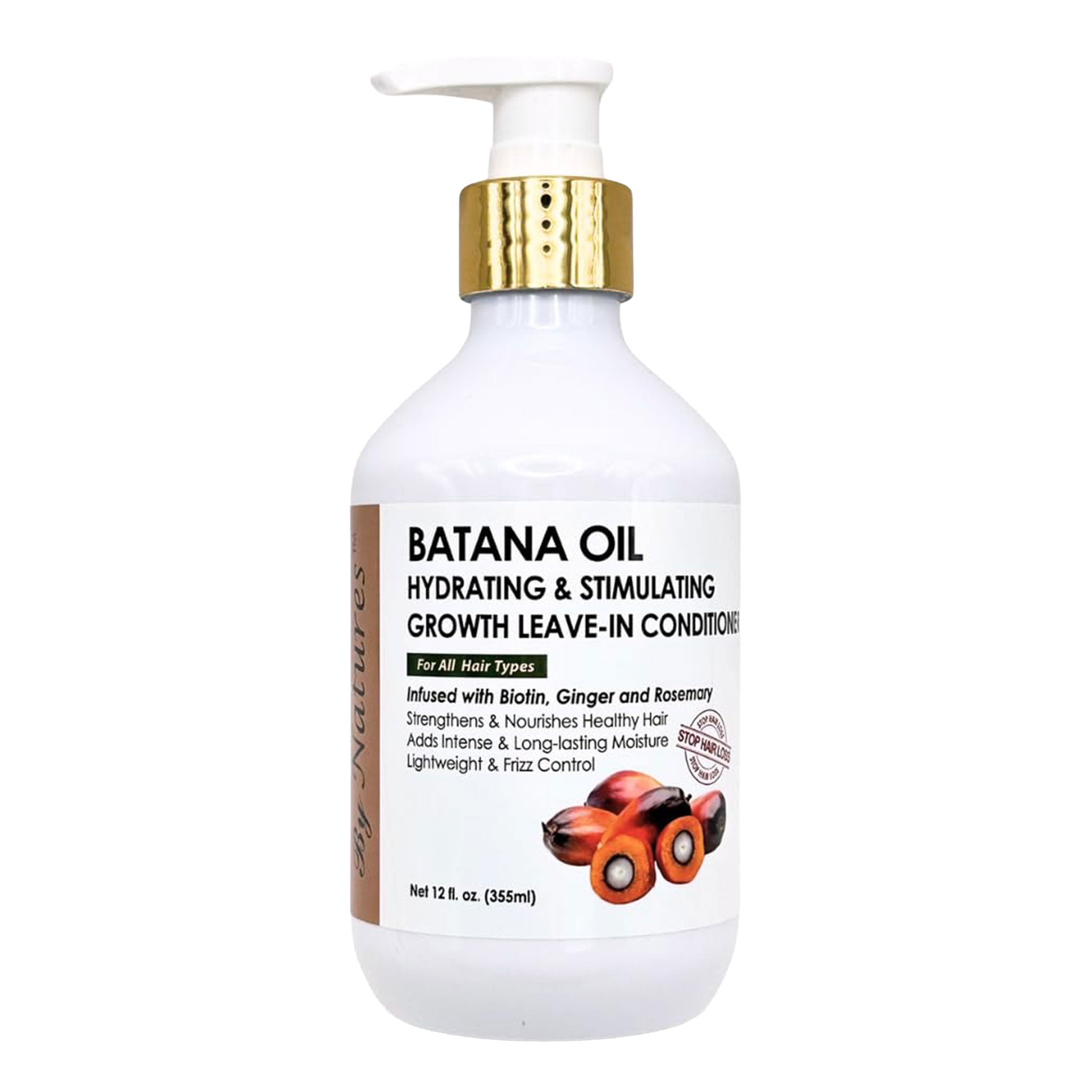 BY NATURES Batana Oil Moisture &amp; Stimulating Growth Leave-In Conditioner (12oz)