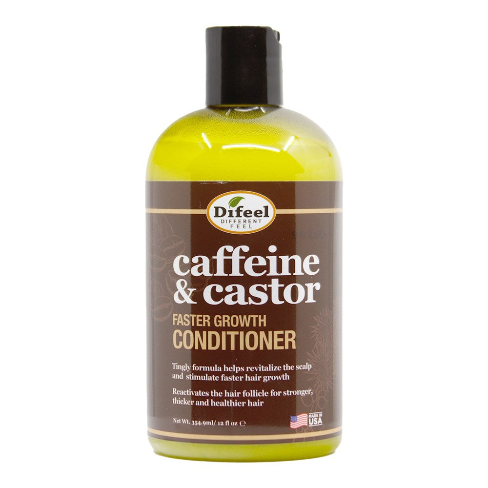 Difeel(Sunflower)  Caffeine &amp; Castor Faster Growth Conditioner (12oz)