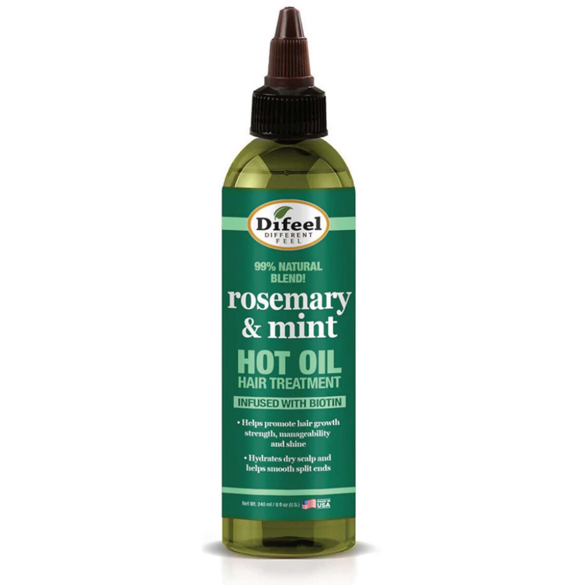 Difeel(Sunflower) Rosemary Mint Hot Oil Hair Treatment (8oz)
