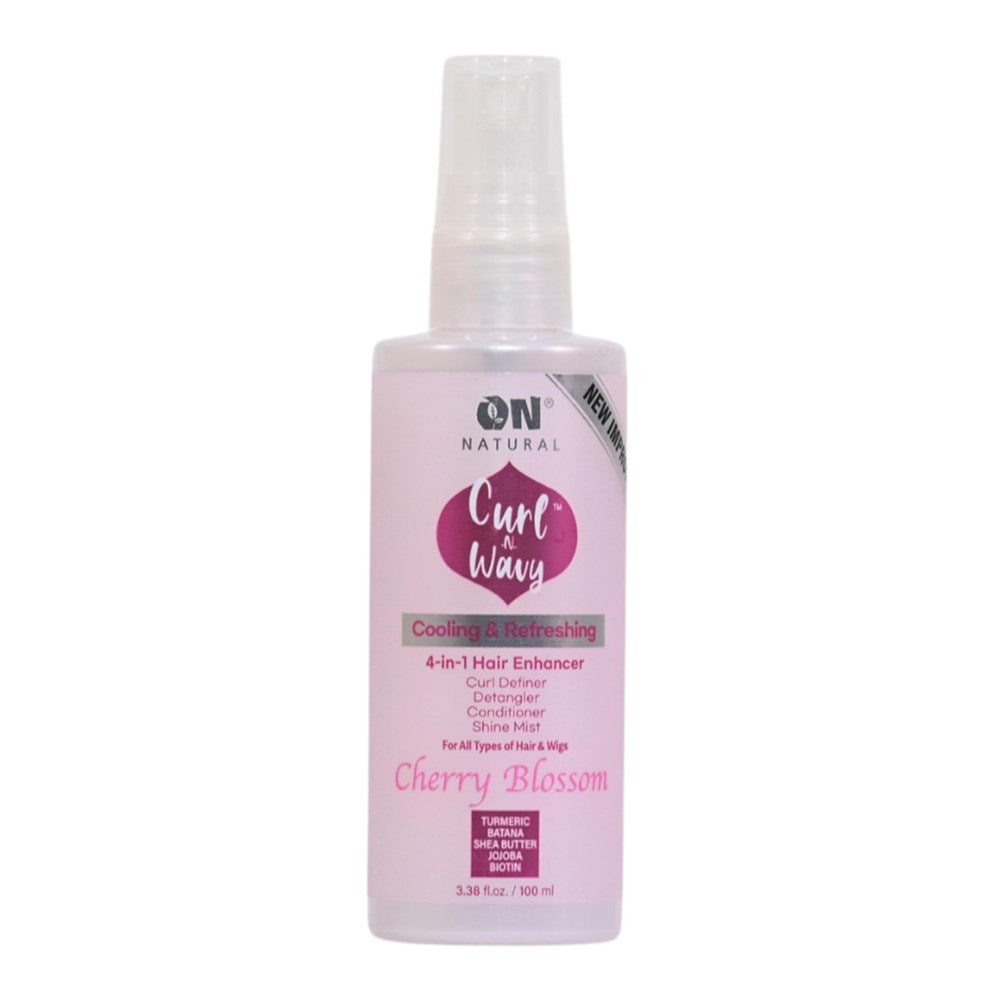 ON NATURAL Curl &amp; Wavy Cherry Blossom 4 In 1 Hair Enhancer