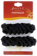 KIM &amp; C 2pcs Braided Ponytail Holders