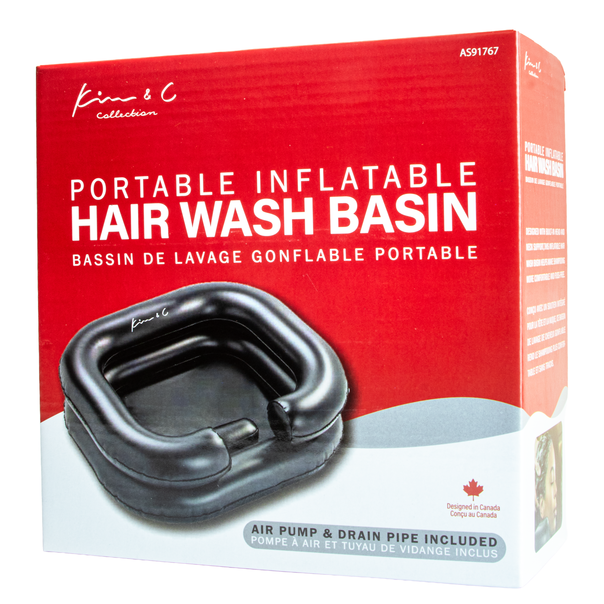Kim &amp; C  Portable and Inflatable Hair Wash Basin
