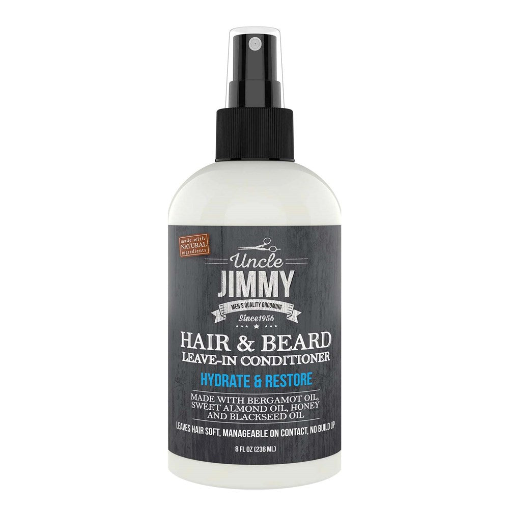 UNCLE JIMMY Hair &amp; Beard Leave-In Conditioner (8oz)