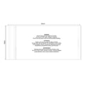 KIM &amp; C Zipper Poly Bags with suffocation warning notice (100pc/pk)