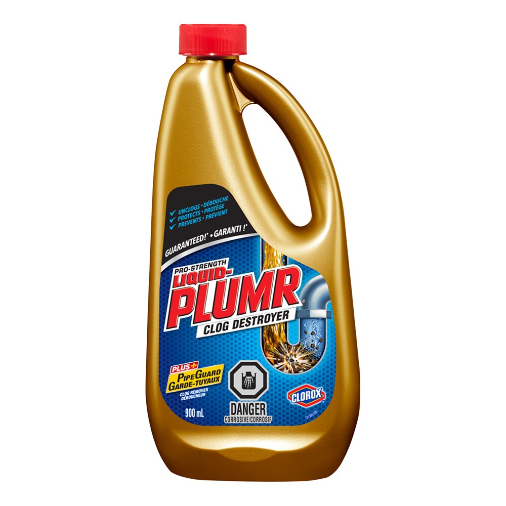 CLOROX LIQUID PLUMR Clog Destroyer + Pipe Guard