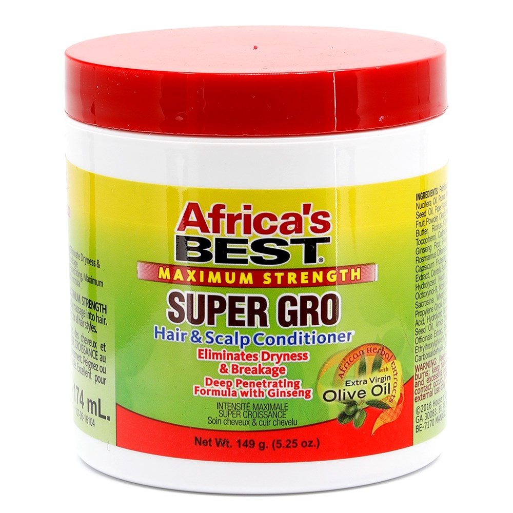 AFRICA'S BEST Maximum Strength Super Gro Hair &amp; Scalp Conditioner (5.25oz)