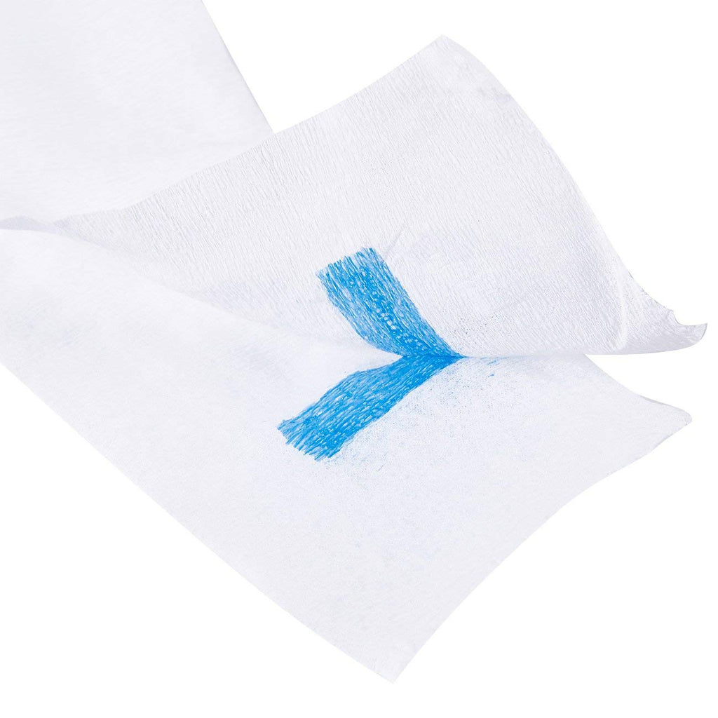 Nywele Barber Neckband - 500-Count Disposable Neck Strip, Stretchable Paper Hair Cutting Salon Supplies, Waterproof