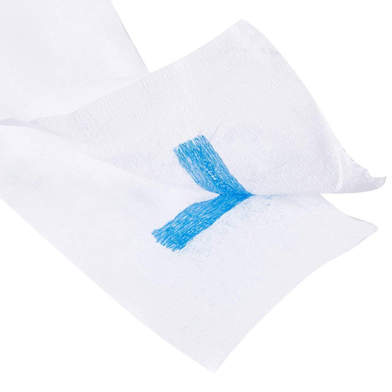 Nywele Barber Neckband - 500-Count Disposable Neck Strip, Stretchable Paper Hair Cutting Salon Supplies, Waterproof
