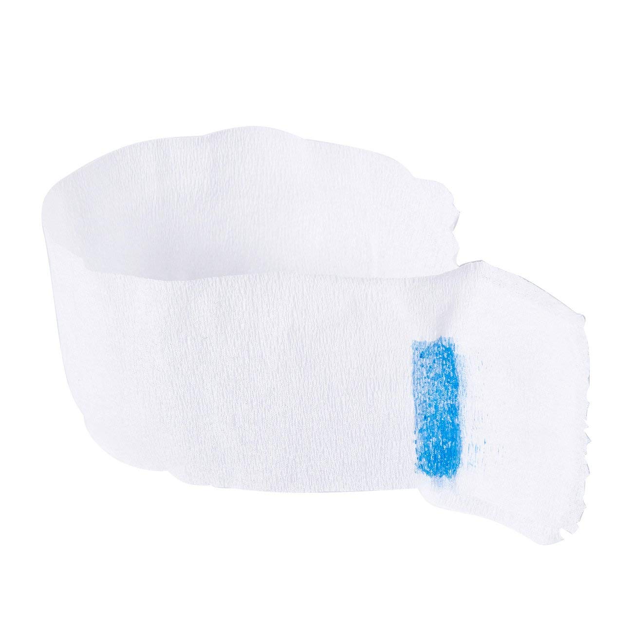Nywele Barber Neckband - 500-Count Disposable Neck Strip, Stretchable Paper Hair Cutting Salon Supplies, Waterproof