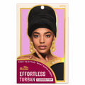 ANNIE Ms. Remi Effortless Turban Scarf Close Top - Black