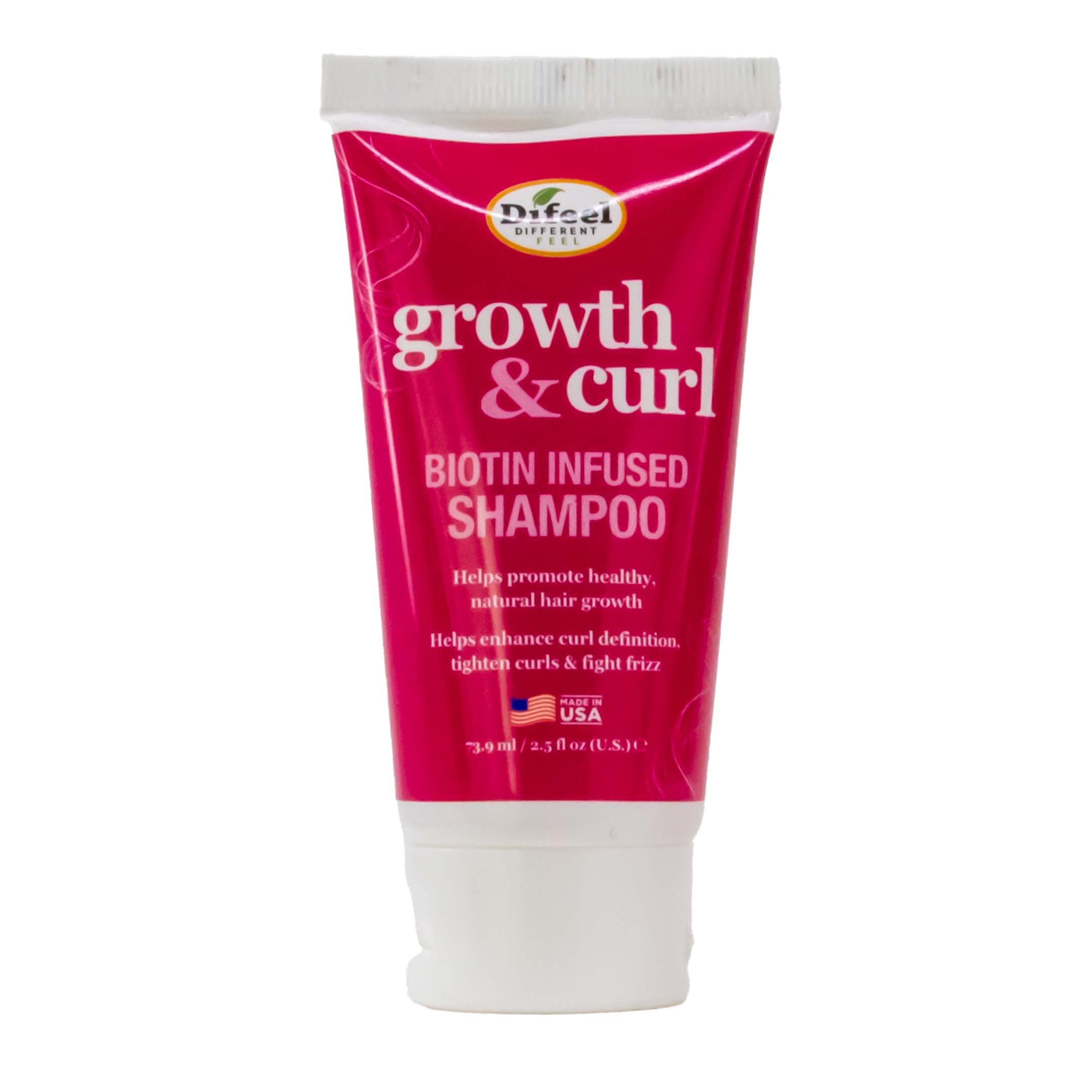 Difeel(Sunflower) Growth &amp; Curl Biotin Infused Shampoo - 2.5oz