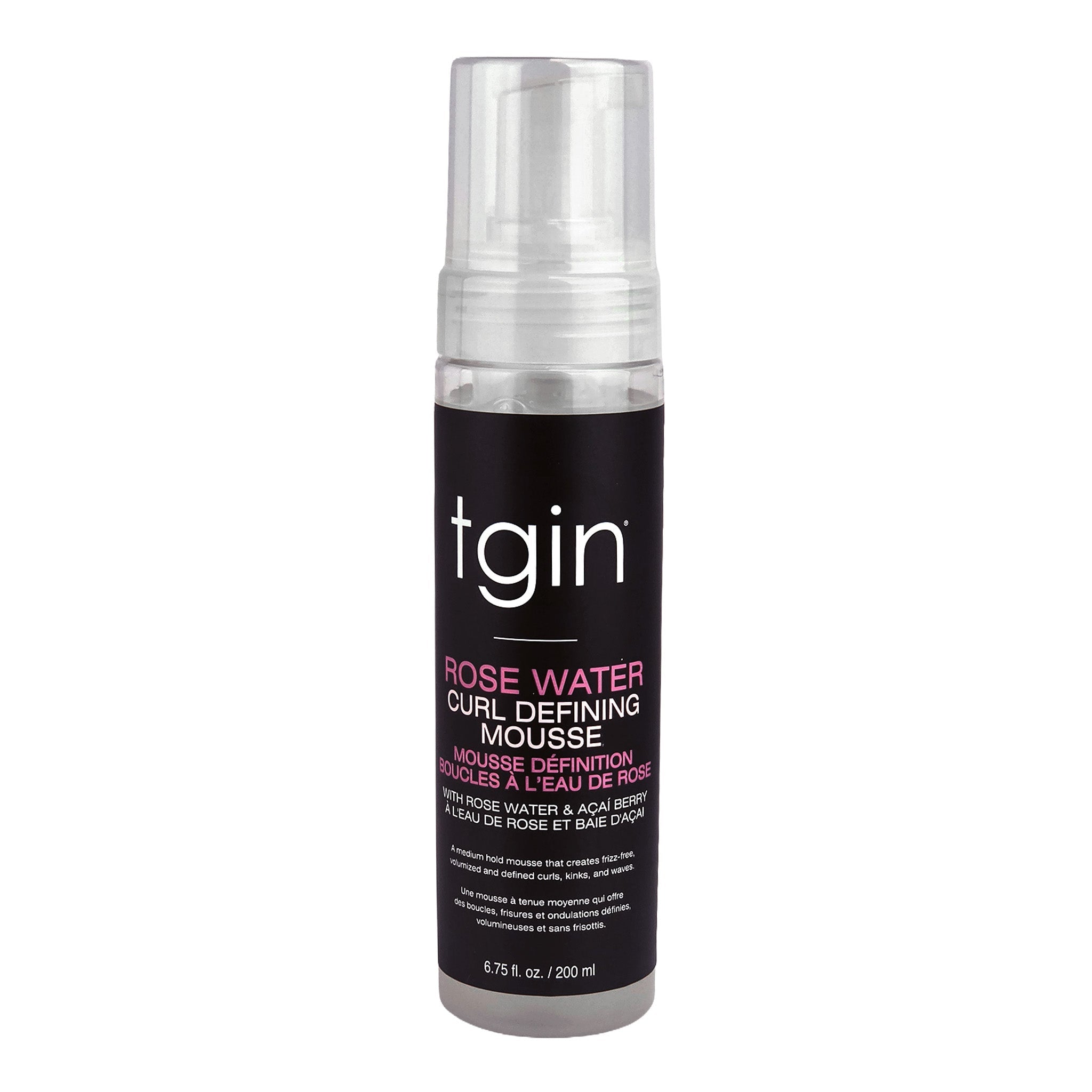 TGIN Rose Water Curl Defining Mousse (6.7oz)