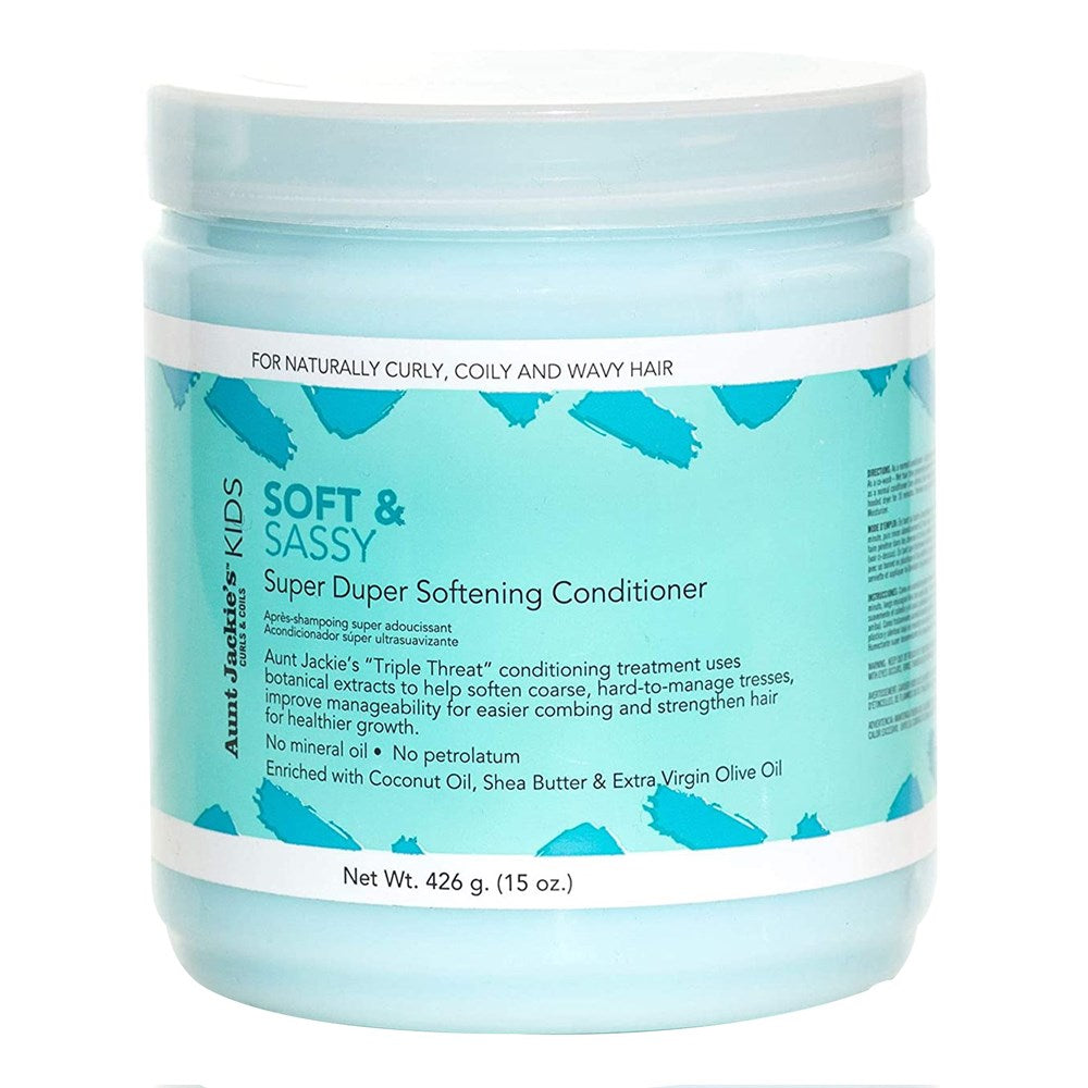 AUNT JACKIE'S Kids Soft &amp; Sassy Super Duper Softening Conditioner (15oz)