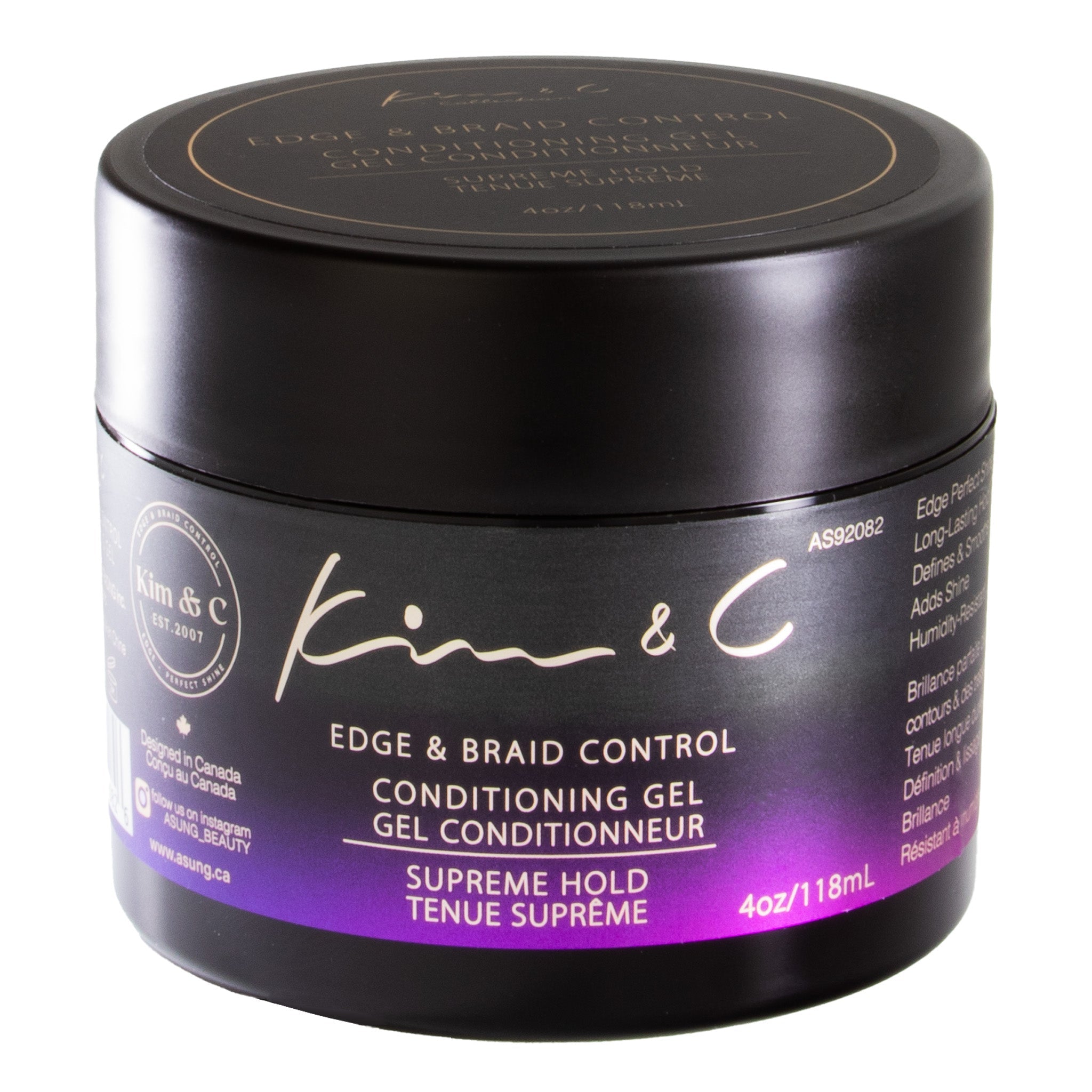 Kim &amp; C Edge &amp; Braid Control Conditioning Gel