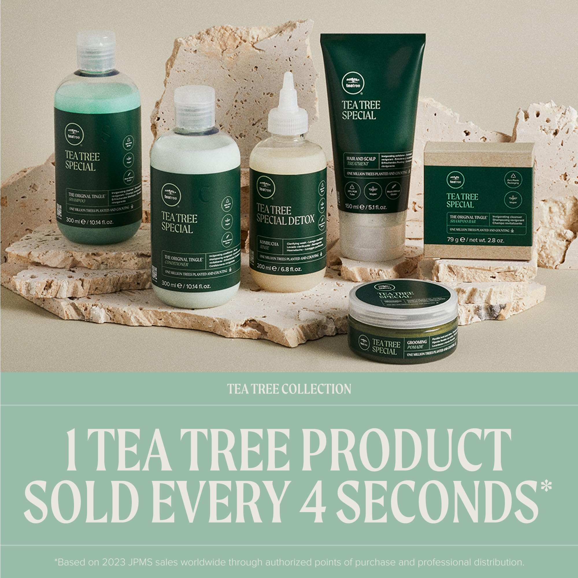 Tea Tree Body Bar Soap, Deep Cleans + Exfoliates, For All Skin Types
