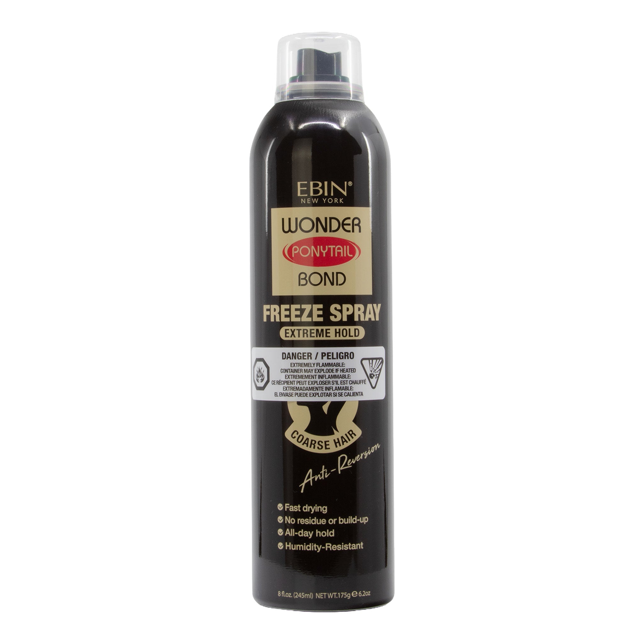 EBIN Wonder Ponytail Bond Freeze Spray (8oz) - Extreme Hold