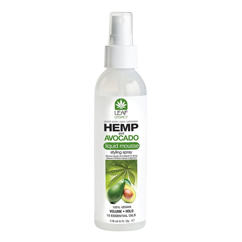 FANTASIA LEAF LEGACY Hemp &amp; Avocado Liquid Mousse Styling Spray (6oz)