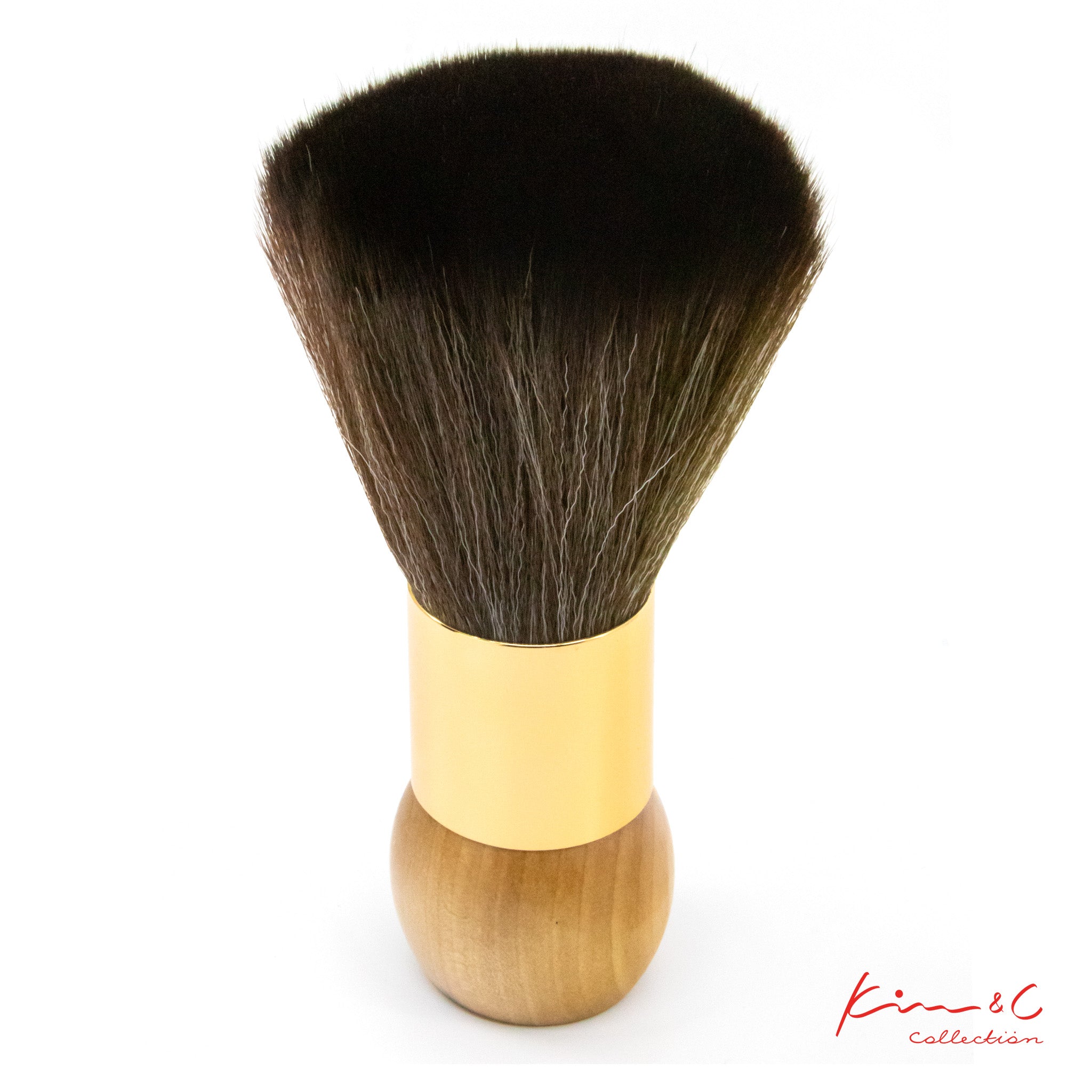 KIM &amp; C Wooden Barber Brush