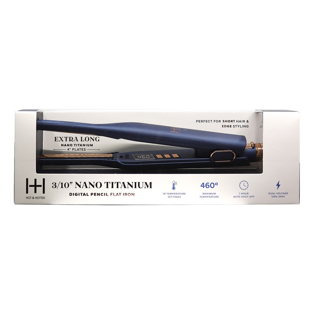 ANNIE Hot &amp; Hotter Nano Titanium Digital Pencil Flat Iron