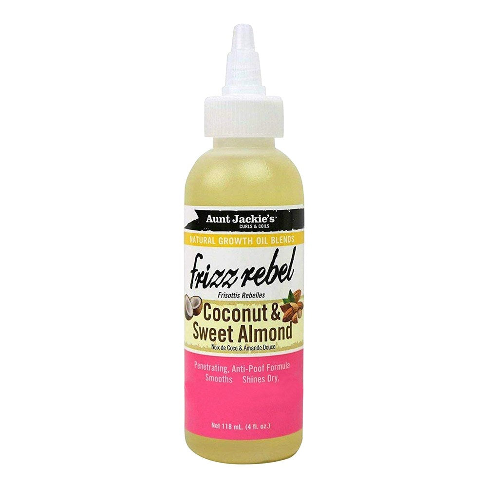 AUNT JACKIE'S Frizz Rebel Coconut&amp;Sweet Almond Growth Oil (4oz)