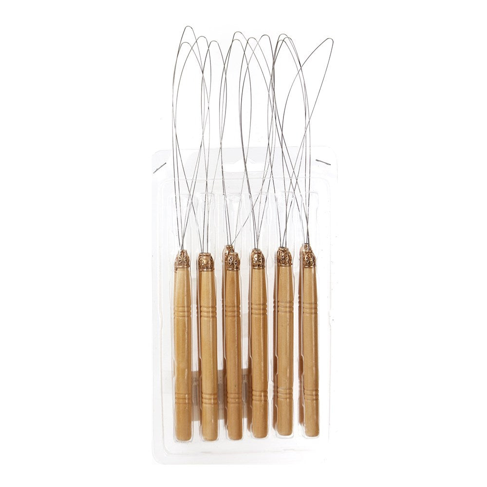 KIM &amp; C Wooden Loop Hair Extension Tool