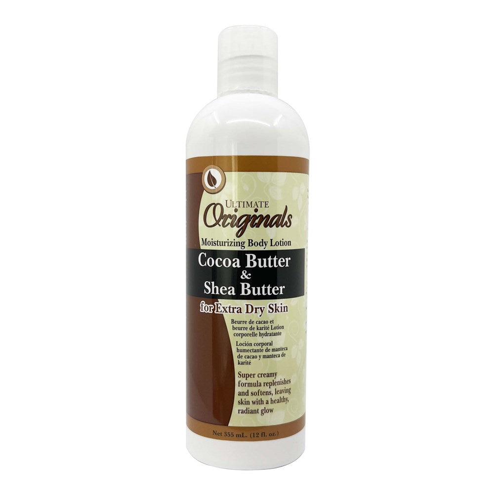 AFRICA'S BEST Ultimate Originals Cocoa &amp; Shea Butter Body Lotion (12oz)