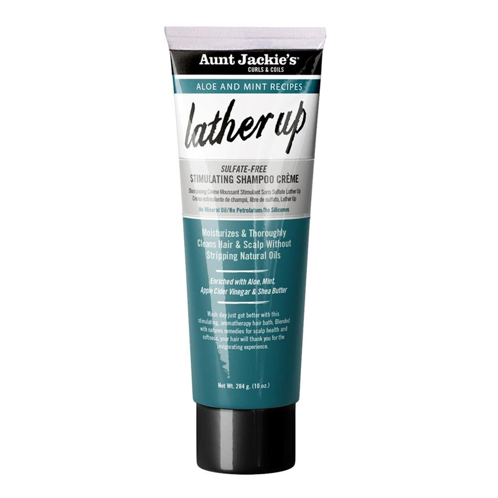 AUNT JACKIE'S Aloe &amp; Mint Lather Up Stimulating Shampoo Creme (10oz)