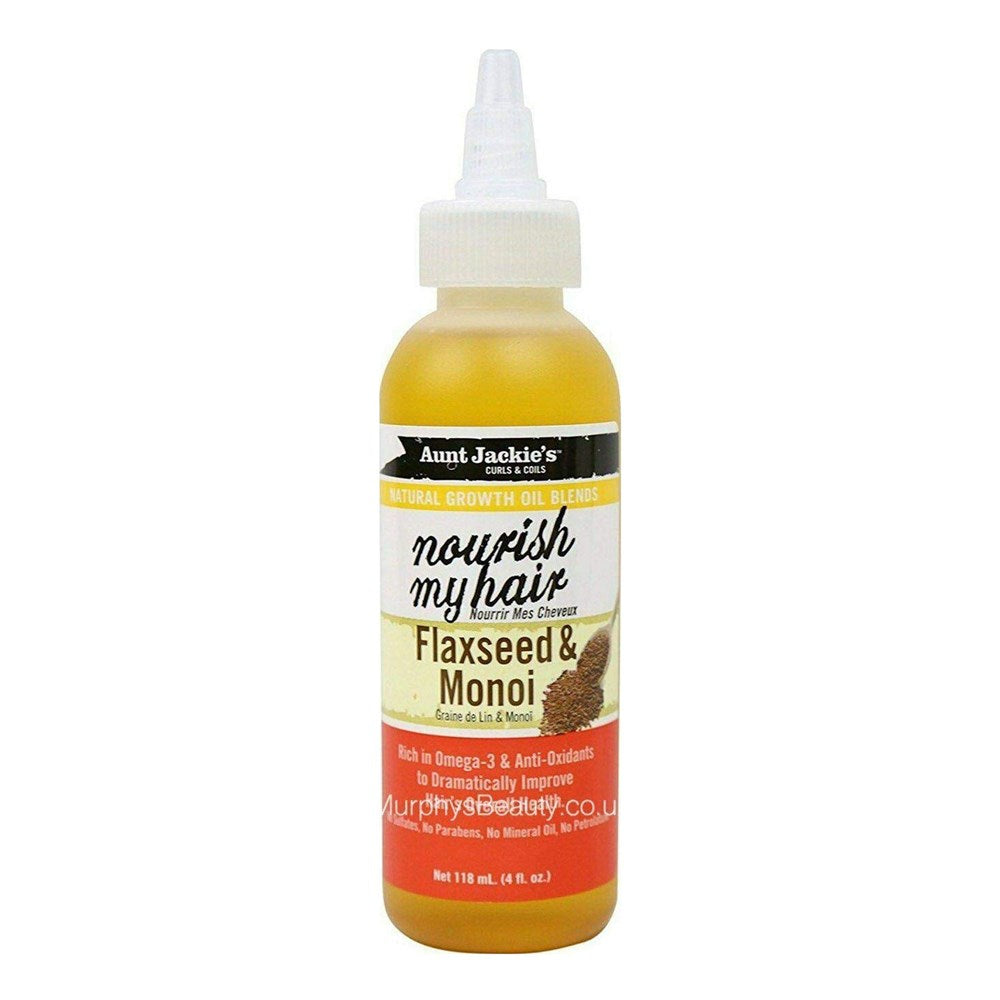 AUNT JACKIE'S Nourish My Hair Flaxeed &amp; Monoi Growth Oil (4oz)