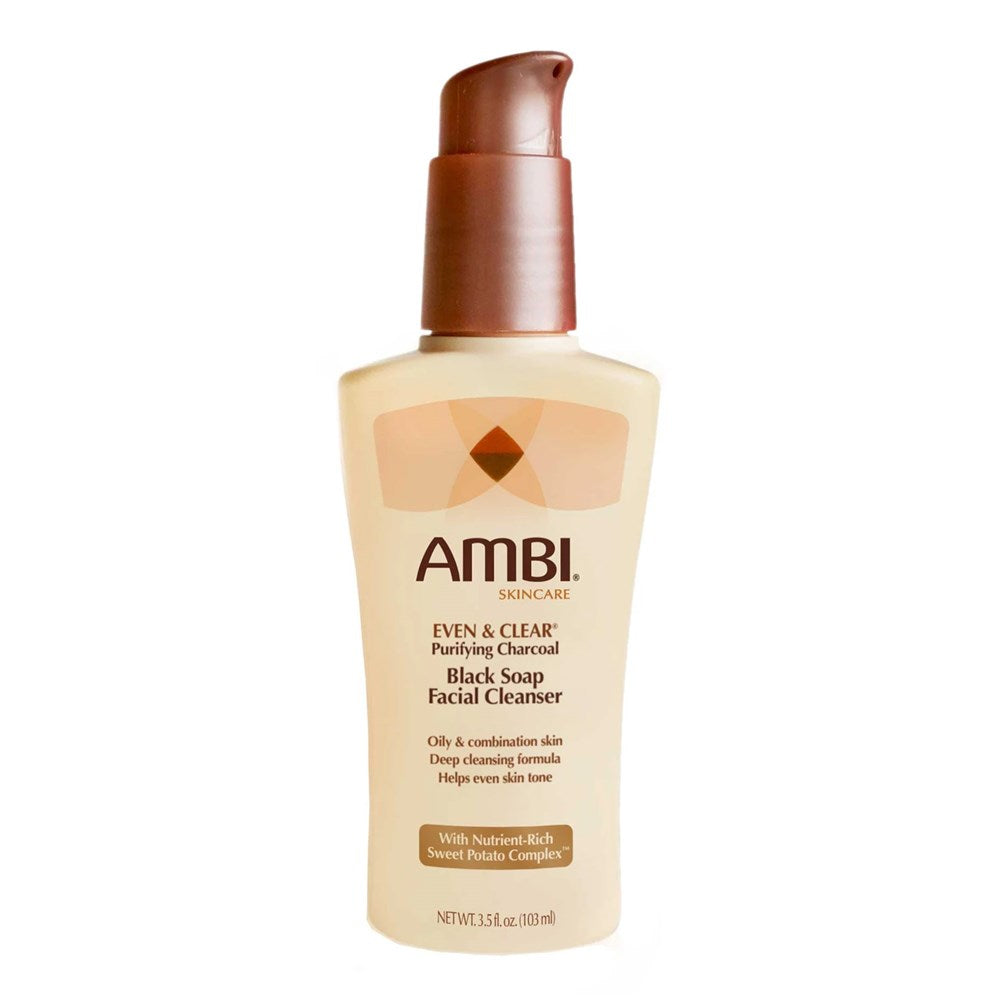 AMBI Even &amp; Clear Black Soap Facial Cleanser (3.5oz)