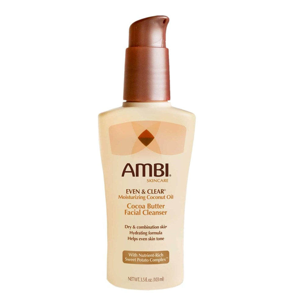 AMBI Even &amp; Clear Cocoa Butter Facial Cleanser (3.5oz)