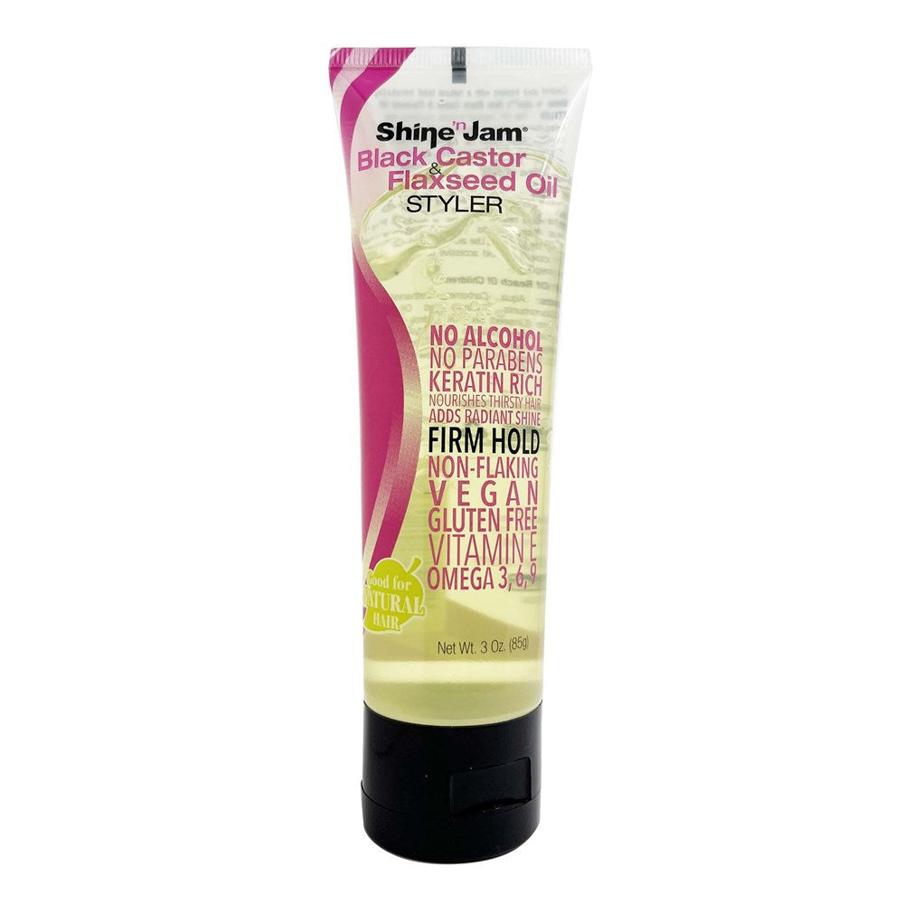 AMPRO Shine 'n Jam Gel [Black Castor &amp; Flaxseed Oil]