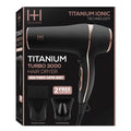 ANNIE Hot &amp; Hotter Titanium Turbo 3000 Hair Dryer