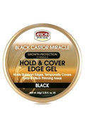 AFRICAN PRIDE Black Castor Miracle Hold &amp; Cover Edges (2.25oz)