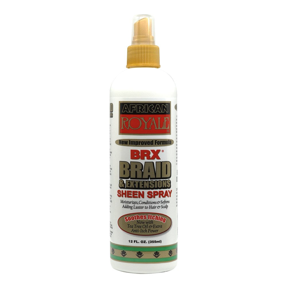 AFRICAN ROYALE BRX Braid &amp; Extensions Sheen Spray (12oz)