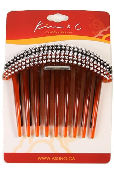KIM &amp; C 2pcs Stone Hair Comb Clip
