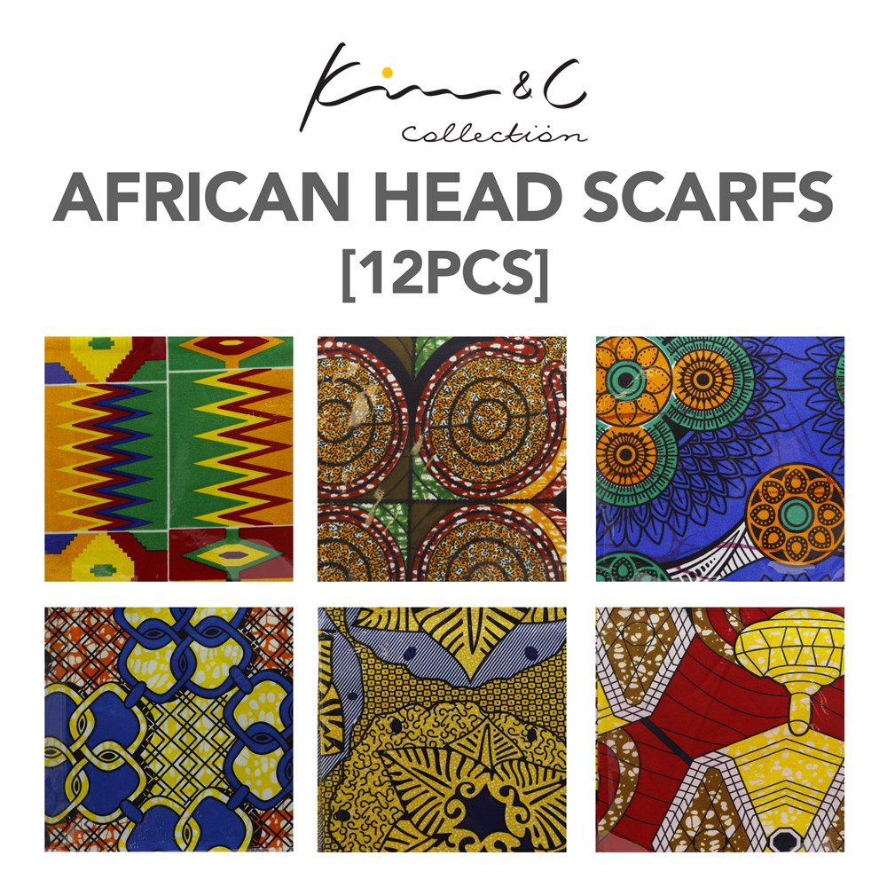 KIM &amp; C African Head Scarf