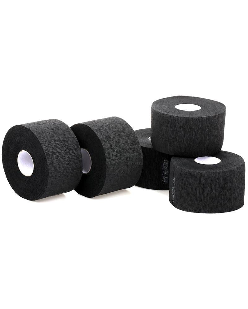 KIM &amp; C Neck Ruffles Strip Rolls Waterproof Black  [5 Rolls]