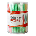 KIM &amp; C 72pcs Eyebrow Razor (72pcs/jar)