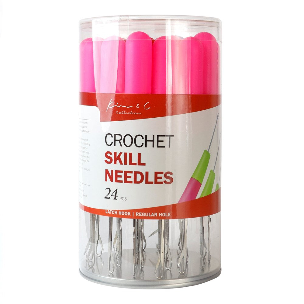 KIM &amp; C Crochet Skill Needles (24pcs/jar)