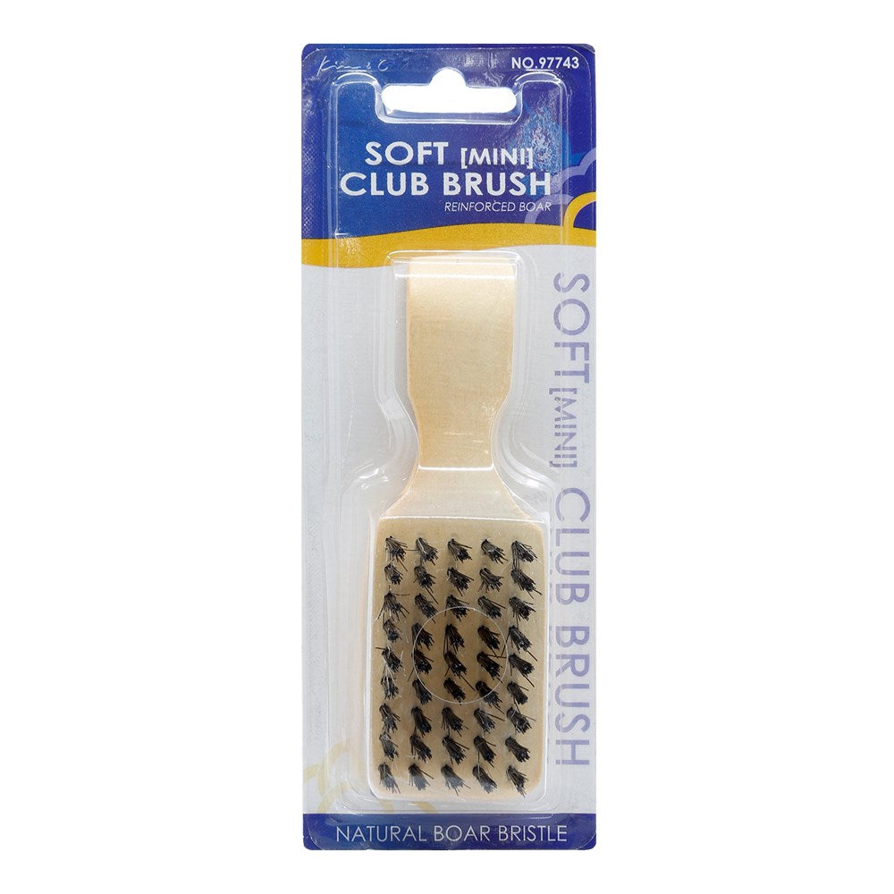 KIM &amp; C Natural Boar Bristle Wooden Brush