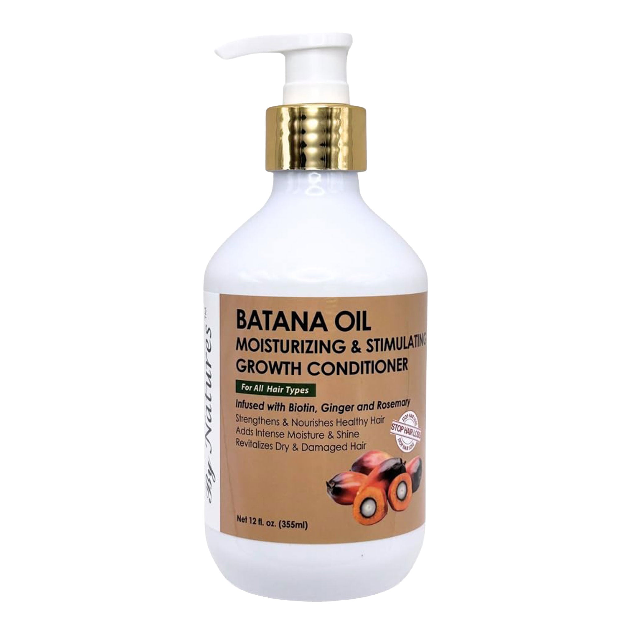 BY NATURES Batana Oil Moisture &amp; Stimulating Growth Conditioner (12oz)