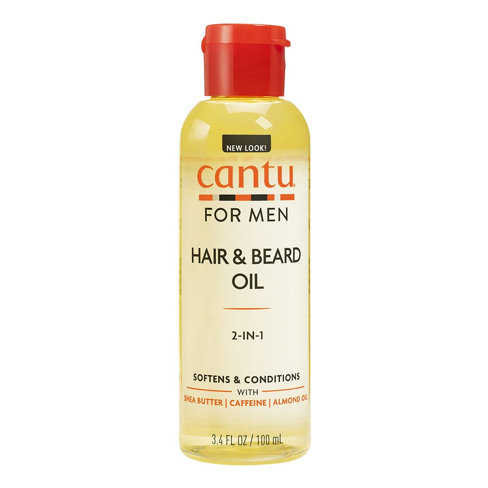 CANTU Mens Hair &amp; Beard Oil 2 In 1 (3.4oz)