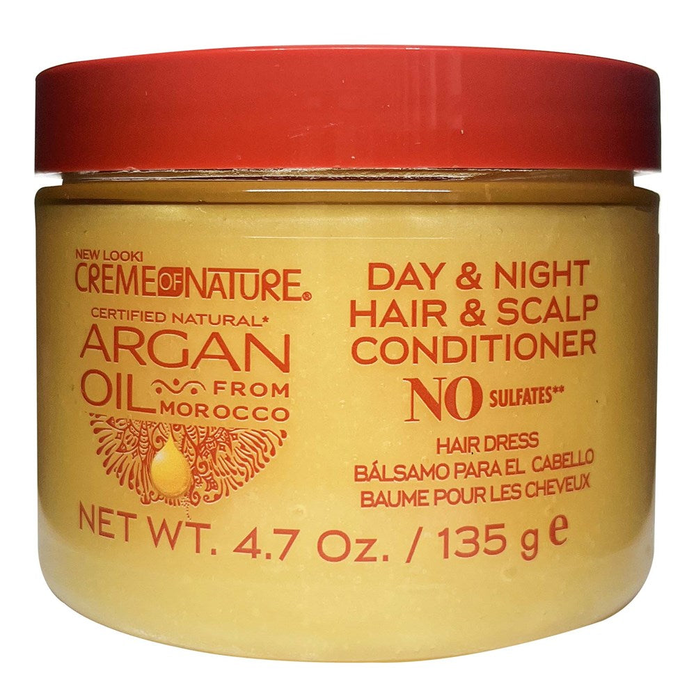 CREME OF NATURE Argan Oil Day &amp; Night Hair &amp; Scalp Conditioner (4.76oz)