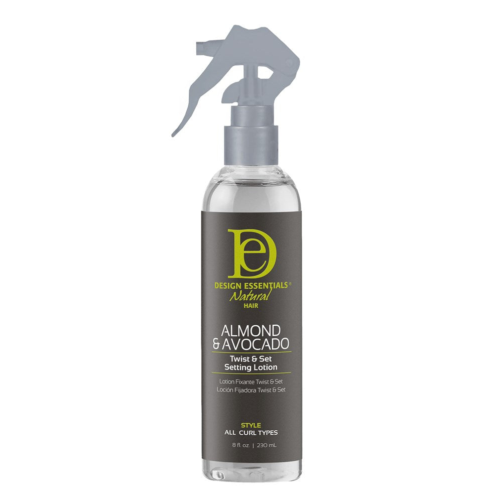 DESIGN ESSENTIALS Almond &amp; Avocado Twist &amp; Set Setting Lotion  (8oz)