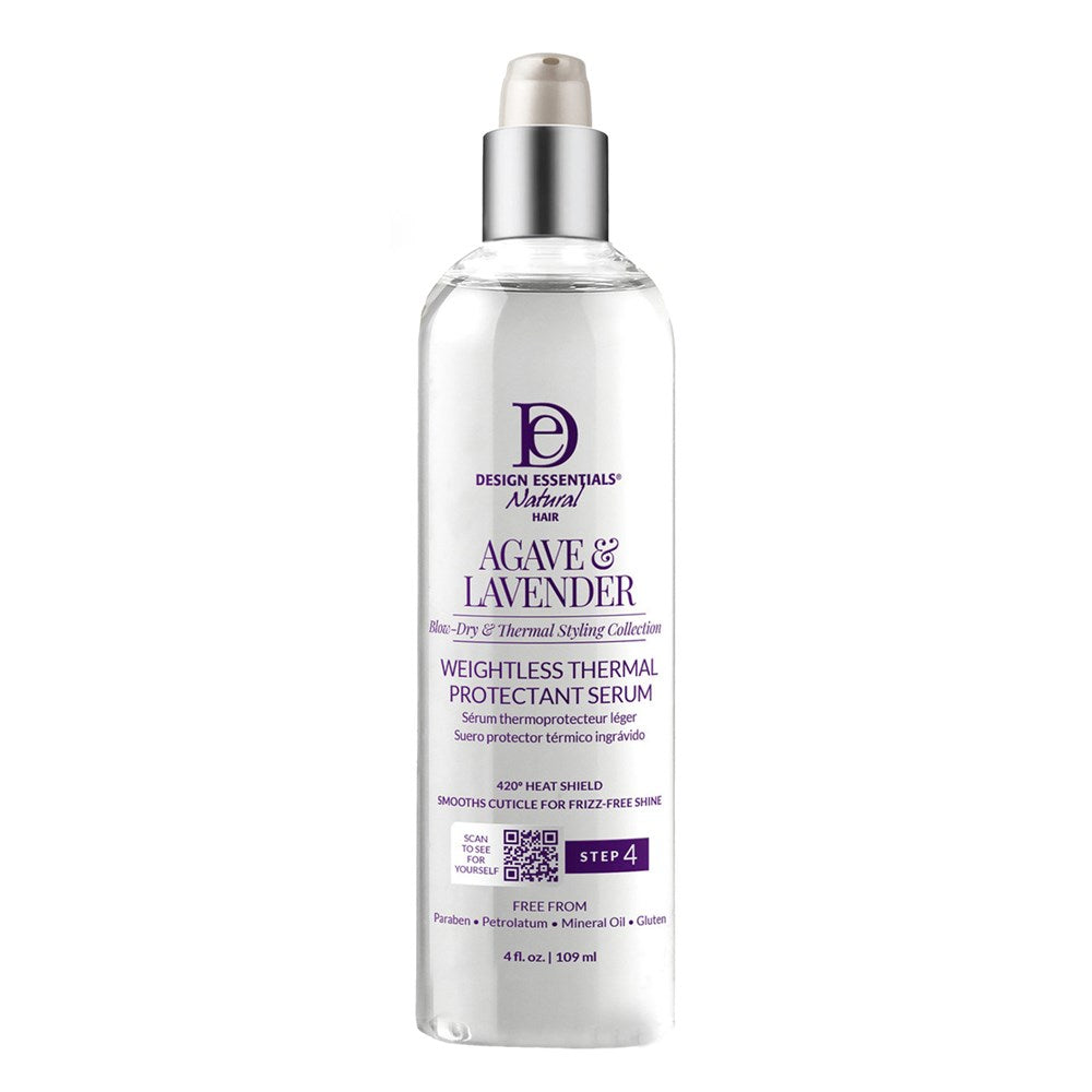 DESIGN ESSENTIALS Agave &amp; Lavender Weightless Thermal Protectant Serum (4oz)