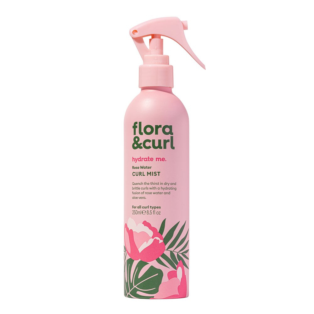 FLORA &amp; CURL Rose Water Curl Mist (8.5oz)