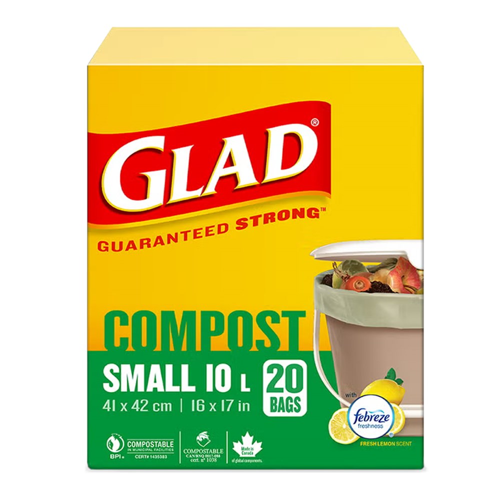 GLAD Compostable Bag [Small 10L]