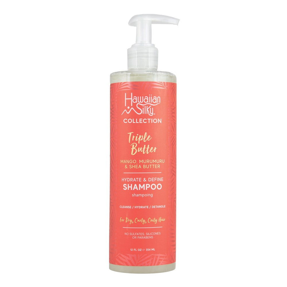 HAWAIIAN SILKY Triple Butter Hydrate &amp; Define Shampoo(12oz)