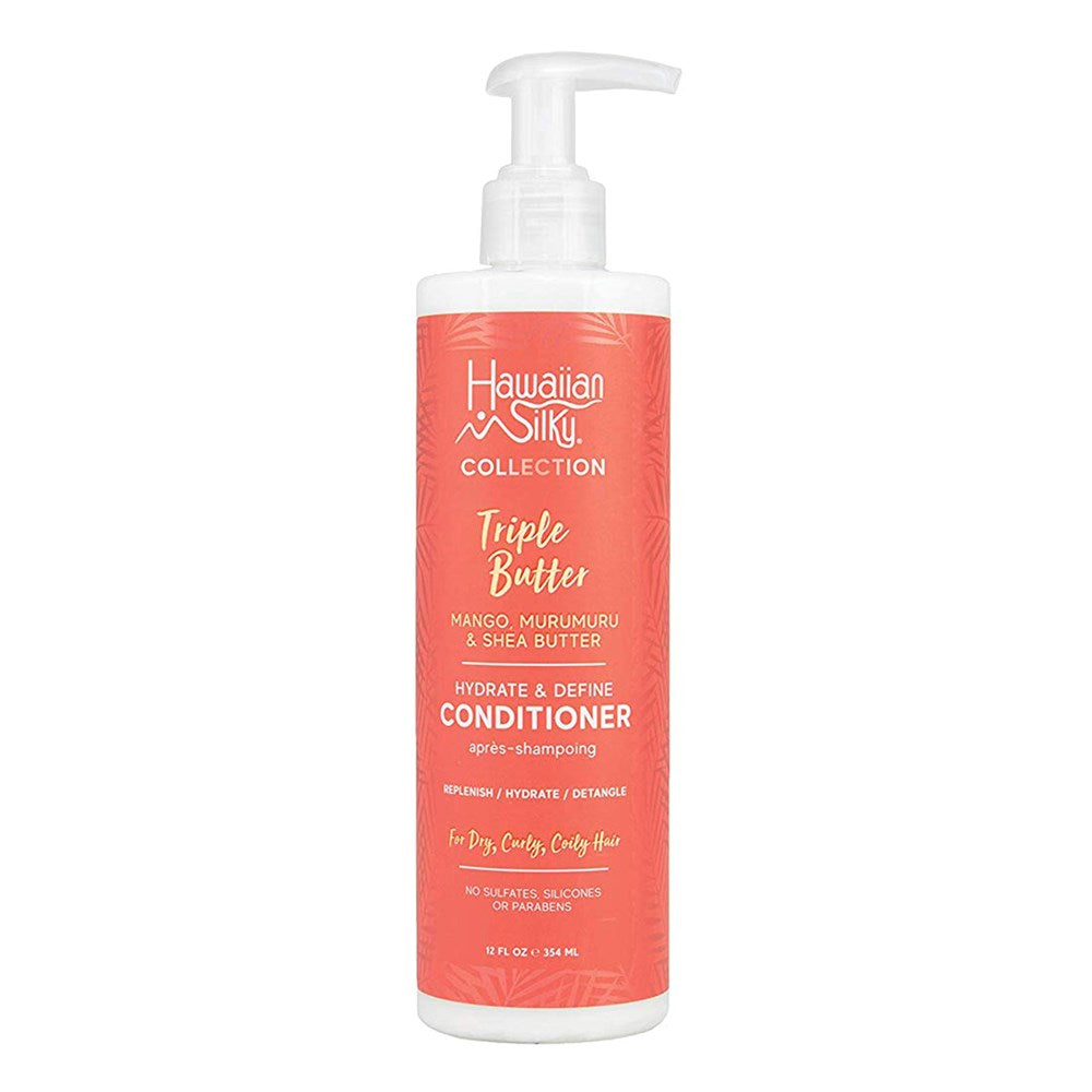 HAWAIIAN SILKY Triple Butter Hydrate &amp; Define Conditioner(12oz)